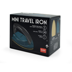 MINI TRAVEL IRON - PETROL BLUE