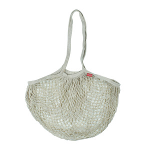 COTTON MESH BAG - BEIGE