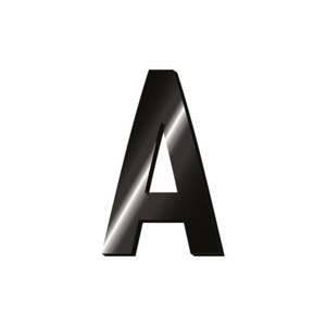 ADHESIVE METAL LETTER - MY INITIAL - A