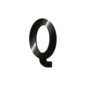 ADHESIVE METAL LETTER - MY INITIAL - Q