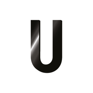 ADHESIVE METAL LETTER - MY INITIAL - U