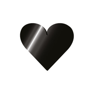 ADHESIVE METAL LETTER - MY INITIAL - HEART