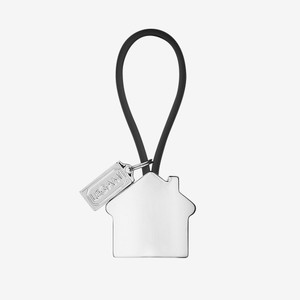 KEY RING - LUCKY CHAIN - BLACK - HOUSE