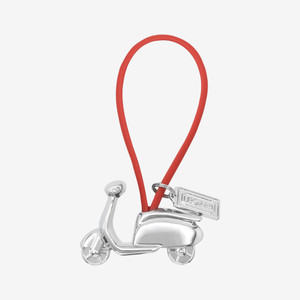 KEY RING - LUCKY CHAIN - RED - BIKE LOVER
