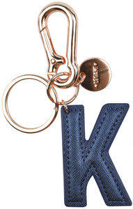 MY INITIAL  - KEY RING - K - BLUE - Pack of 1
