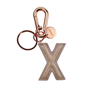 KEY RING - MY INITIAL - GOLD ROSE - X KEY RING - MY INITIAL - GOLD ROSE - X