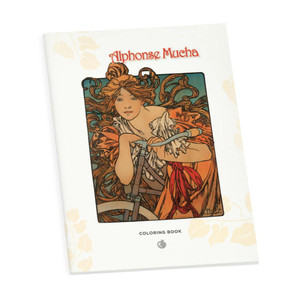 Alphonse Mucha Coloring Book