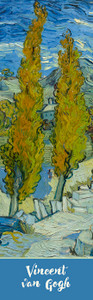Vincent van Gogh: The Poplars at Saint-Remy Bookmark - Pack of 6