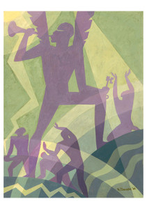 Aaron Douglas: The Judgment Day Notecard