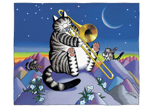 B. Kliban: Moonlight Serenade Birthday Card - Pack of 6