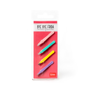 SET OF 4 MINI TWEEZERS - BYE BYE FRIDA - MULTICOLOR