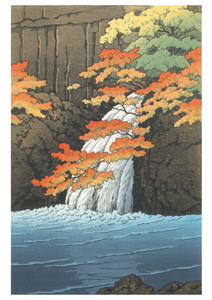 Kawase Husui: Senju Waterfall, Akame Notecard