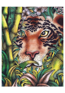 Tiger Notecard - Pack of 6