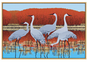 Cranes at Bosque del Apache Notecard - Pack of 6