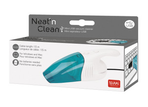 NEAT'N CLEAN - MINI USB VACUUM CLEANER - BLUE COLOR - Pack of 4