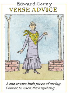 Edward Gorey: Verse Advice Boxed Notecards