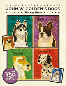 John W. Golden`s Dogs Sticker Book - Pack of 1