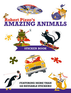 Robert Pizzo`s Amazing Animals Sticker Book - Pack of 1