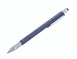 TROIKA CONSTRUCTION SLIM PEN - BLUE