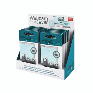 WEBCAM COVER - SET OF 3 WEBCAM COVERS - DISPLAY OF 12 PCS