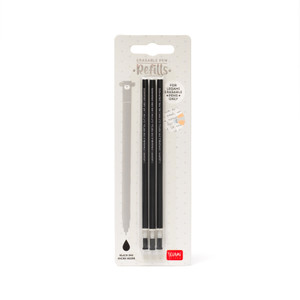 3 PCS  ERASABLE PEN REFILLS - ERASABLE PEN REFILLS - BLACK