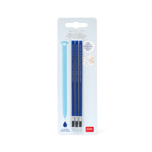 3 PCS  ERASABLE PEN REFILLS - ERASABLE PEN REFILLS - BLUE