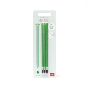 3 PCS  ERASABLE PEN REFILLS - ERASABLE PEN REFILLS - GREEN
