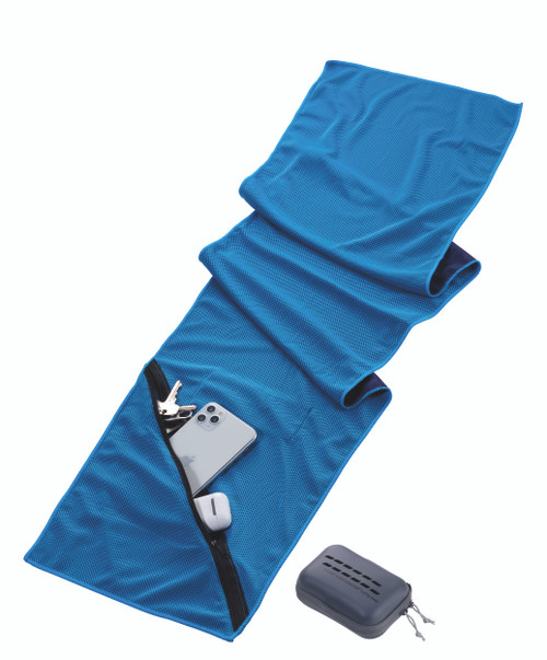 DARK BLUE COOLING TOWEL - DARK BLUE