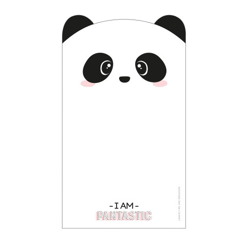 PAPER THOUGHTS - NOTEPAD - PANTASTIC PANDA - PACK OF 3