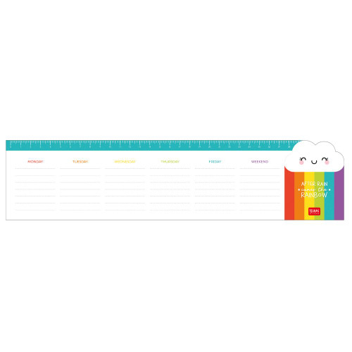 SMART PLANNING - DESK PLANNER - RAINBOW - PACK OF 2