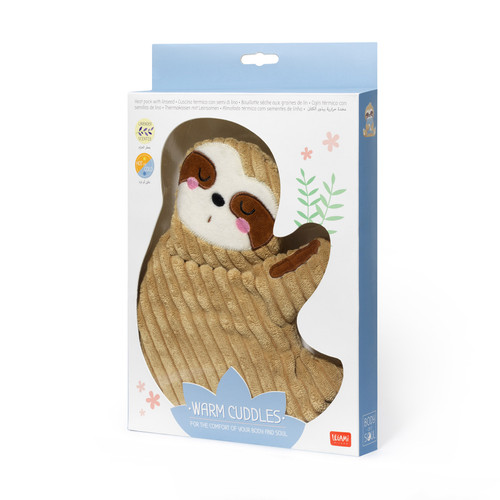 HEAT PACK WITH LINSEED - WARM CUDDLES - SLOTH