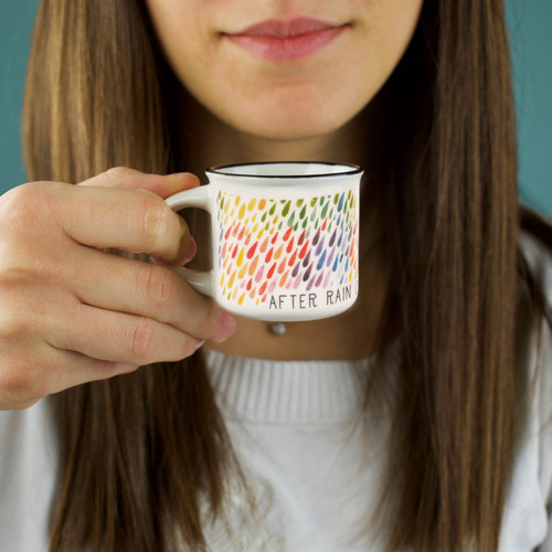2 COFFEE MUGS - ESPRESSO FOR TWO - AFTER RAIN