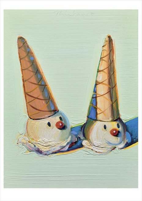 Wayne Thiebaud: Jolly Cones Birthday Card Pack of 6