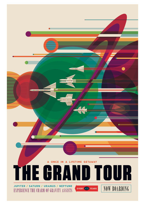 Visions of the Future: The Grand Tour Postcard - Pack of 6