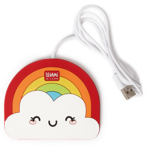 WARM IT UP - USB MUG WARMER -  RAINBOW - Pack of 3