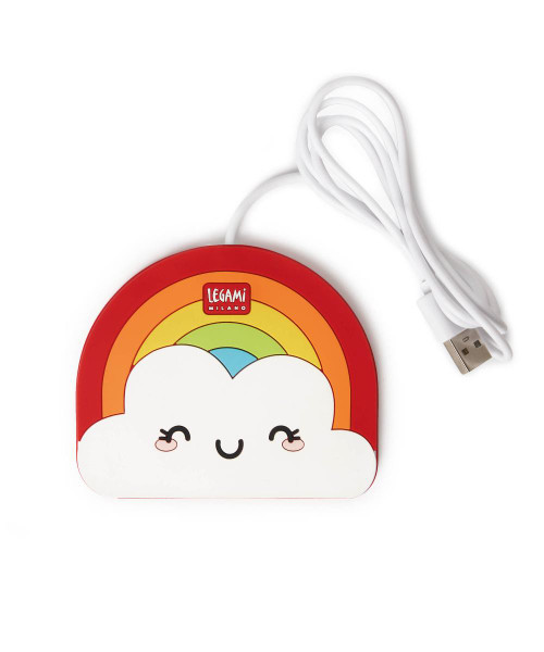 WARM IT UP - USB MUG WARMER -  RAINBOW - Pack of 3