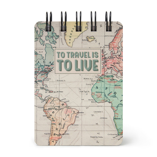 MINI SPIRAL  NOTEBOOK  -  MAP