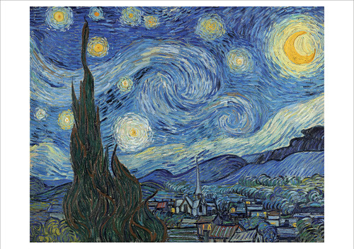Vincent van Gogh: The Starry Night Birthday Card