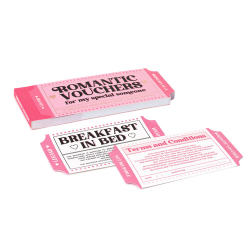 BOOK OF 24 VOUCHERS - GIFT VOUCHERS - EN - HEART