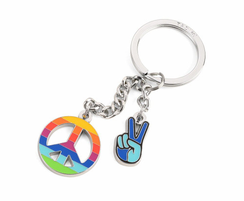 TROIKA "SMALL PEACE" KEYRING