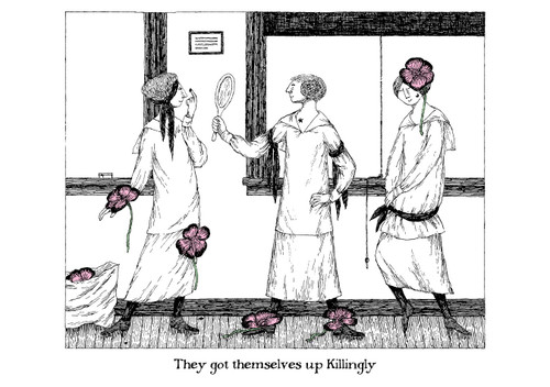 Edward Gorey: They Got Themselves up Killingly Birthday Card