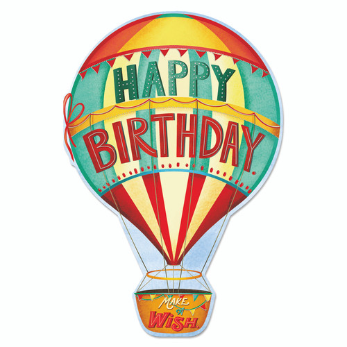 LOVELY GREETING CARDS - 11.5X17 - AIR BALLOON  - PACK OF 5