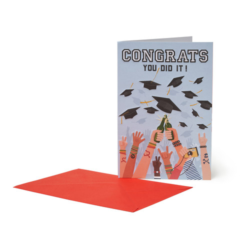 LARGE GREETING CARD - GREETING CARD - CONGRATS