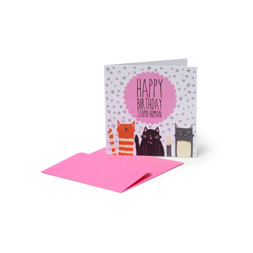 SMALL GREETING CARD - KITTY - KITTY