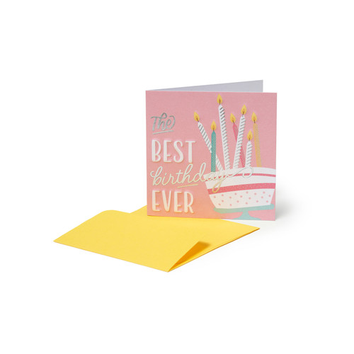 SMALL GREETING CARD - CAKE - CAKE