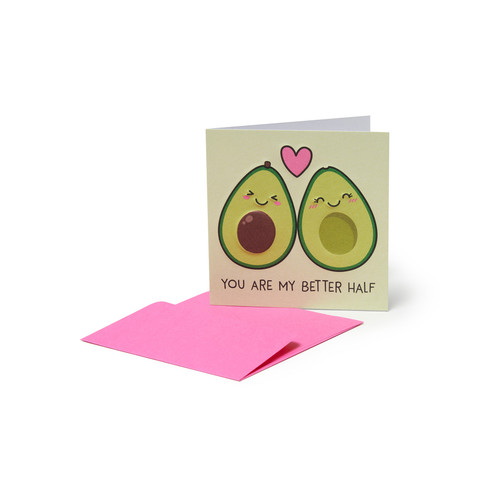 SMALL GREETING CARD - AVOCADO - AVOCADO