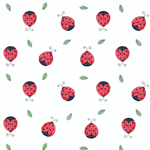 GREETING CARDS - 7X7 LADYBUGS - PACK OF 10