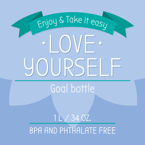 GOAL BOTTLE - LOVE YOURSELF - SUNRISE VIBES