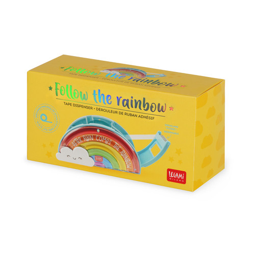 TAPE DISPENSER - FOLLOW THE RAINBOW - RAINBOW