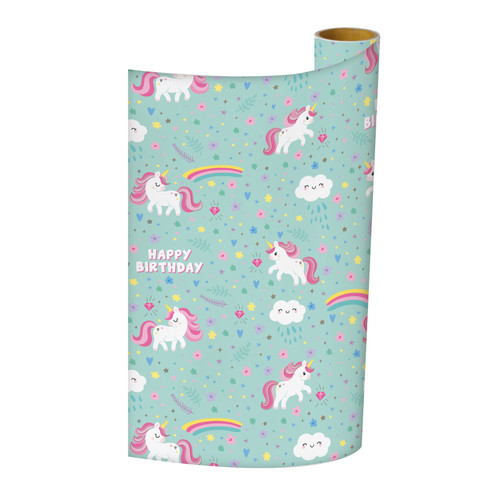 WRAPPING PAPER - UNICORN - PACK OF 6